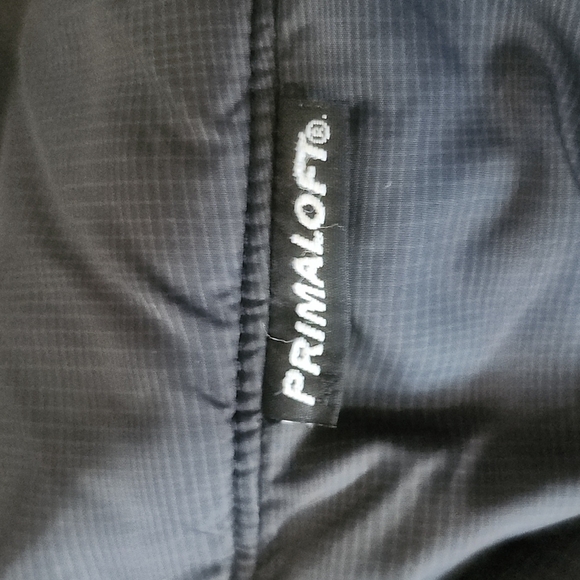 The North Face black lighter-weight patterned coat - Picture 6 of 12